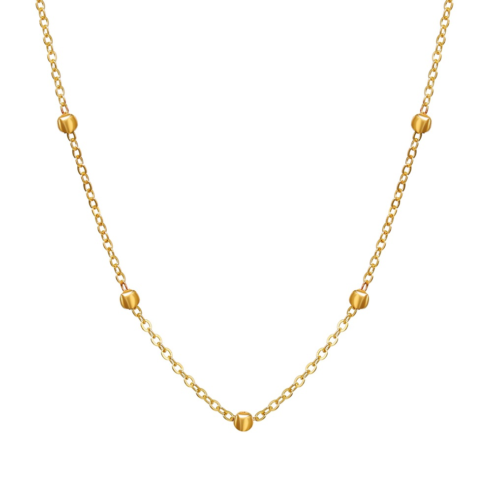 necklace sexy simple clip ball chain short clavicle chain copper bead clip bead necklace wholesale n