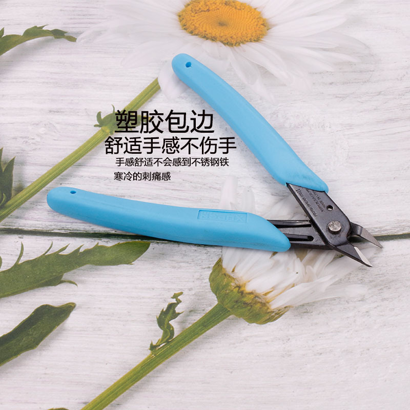 Jinzi xiumei herramientas de uñas alicates diagonales al por mayor Mini tijeras de uñas descarga clip de perforación de corte herramientas de alicates