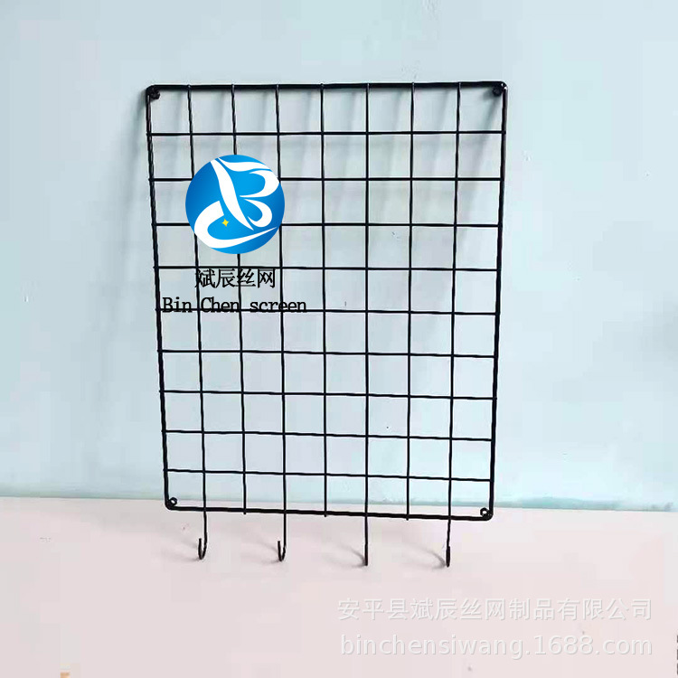 来图样生产 货架挂网展示架 网格网片背网 铁丝异型网片 金属挂架