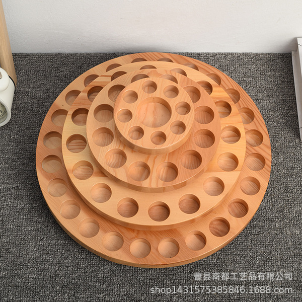 Wooden essential oil organizer