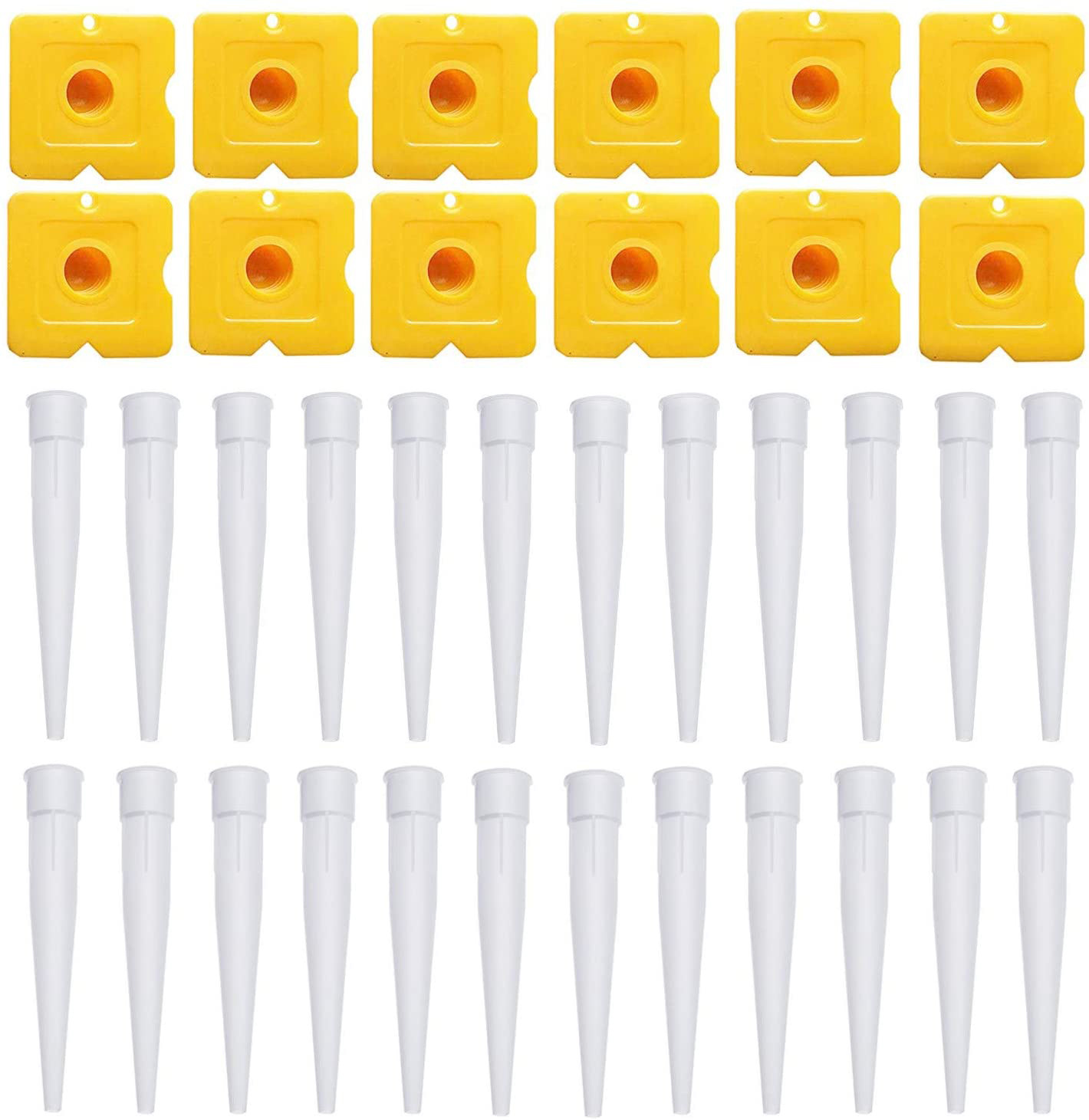 36件填缝工具套件硅胶密封剂精工具备用喷嘴填缝喷嘴盖 美缝工具