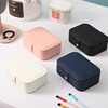 Brand cute accessory, double-layer storage box, storage system, earrings, ring, jewelry, treasure chest, gift box, Korean style