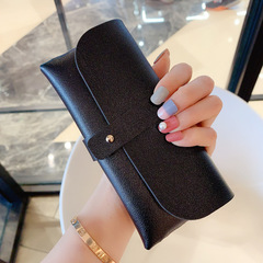 ins simple glasses case soft clutch Korean version student creative personality portable small fresh glasses storage bag