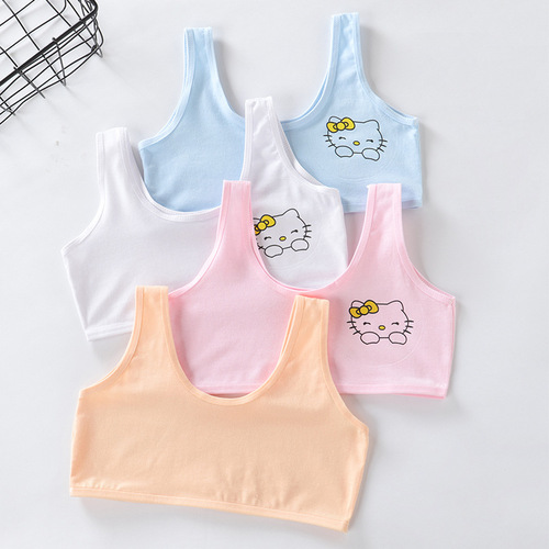 Girls' underwear development period small vest female students 12-16 years old middle school girls junior high school students little girls bra