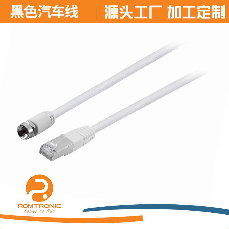 Source Factory Rg5 Network Cable Category 5E 6E 8 Rj45 Male Surveillance Video Network Transmission Cable