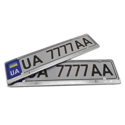 Europe Russia Ukraine License plate frame License plate frame Cross border refit automobile Supplies