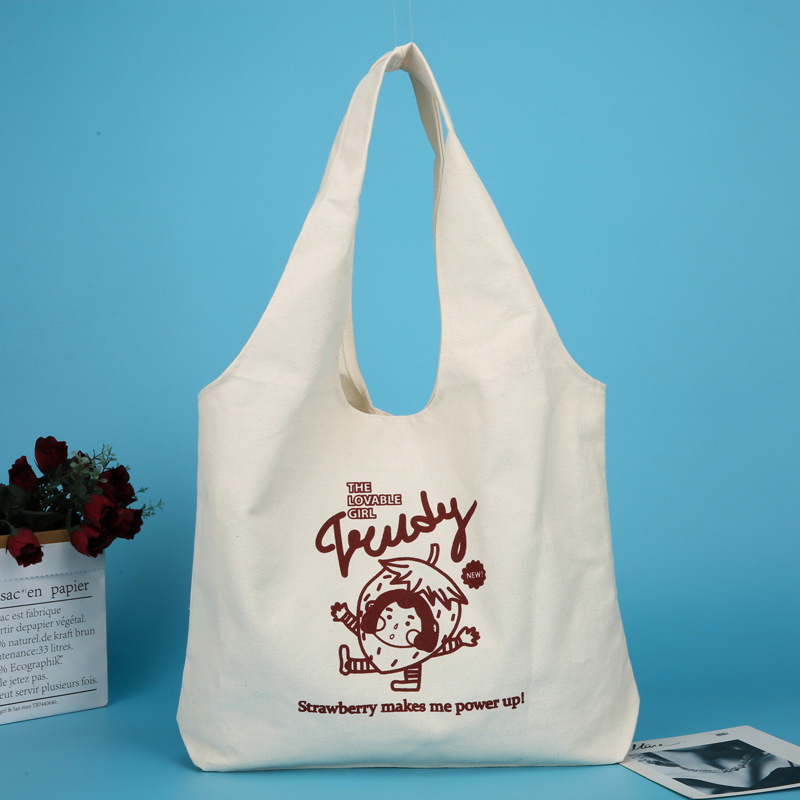 帆布袋定制做印logo宣传广告手提袋空白环保购物袋批发培训班瑜伽