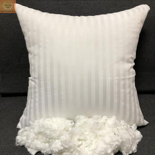 Factory wholesale striped fabric 45 50 55 cushion core cushion backrest core vacuum compressed square pillow cushion core pieces