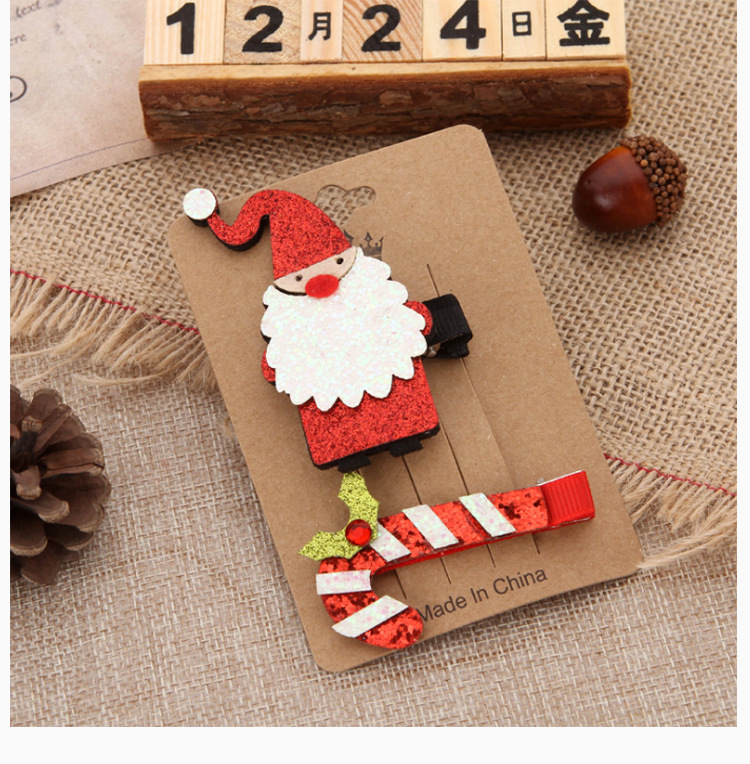 Cute Christmas Elk Tree Suit Hairpin Wholesale Nihaojewelry display picture 7