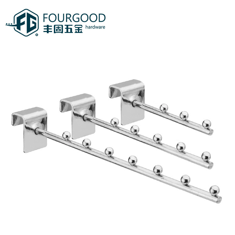 Suministrado directamente desde la fábrica Foshan Duogu para exportación a Argelia, gancho de tubo cuadrado negro de 16*32 con alambre de 8 mm, tipo montaje en pared.