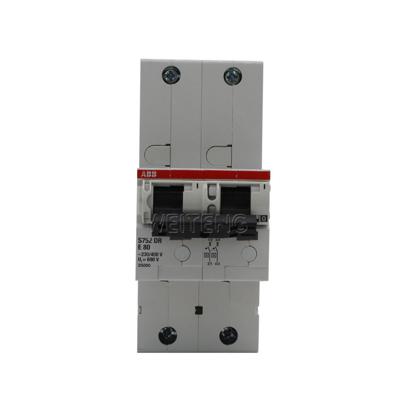 ABB选择性保护断路器 S752DR-E80 空气开关S754DR SMCB