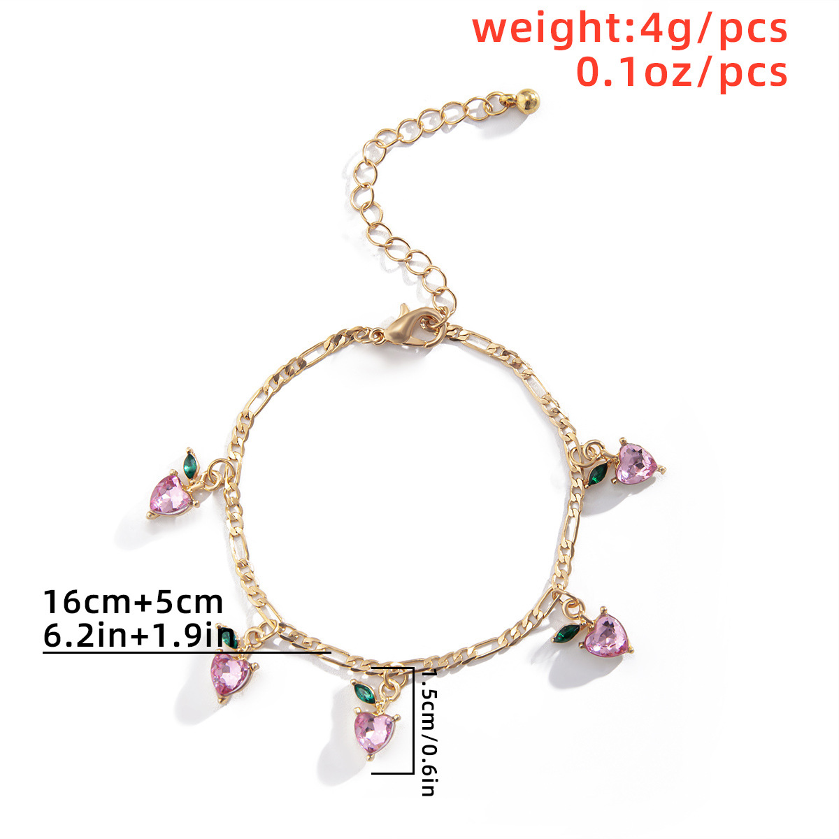 Bracelet All-match Simple Cerise Rétro Fruit Raisin display picture 8