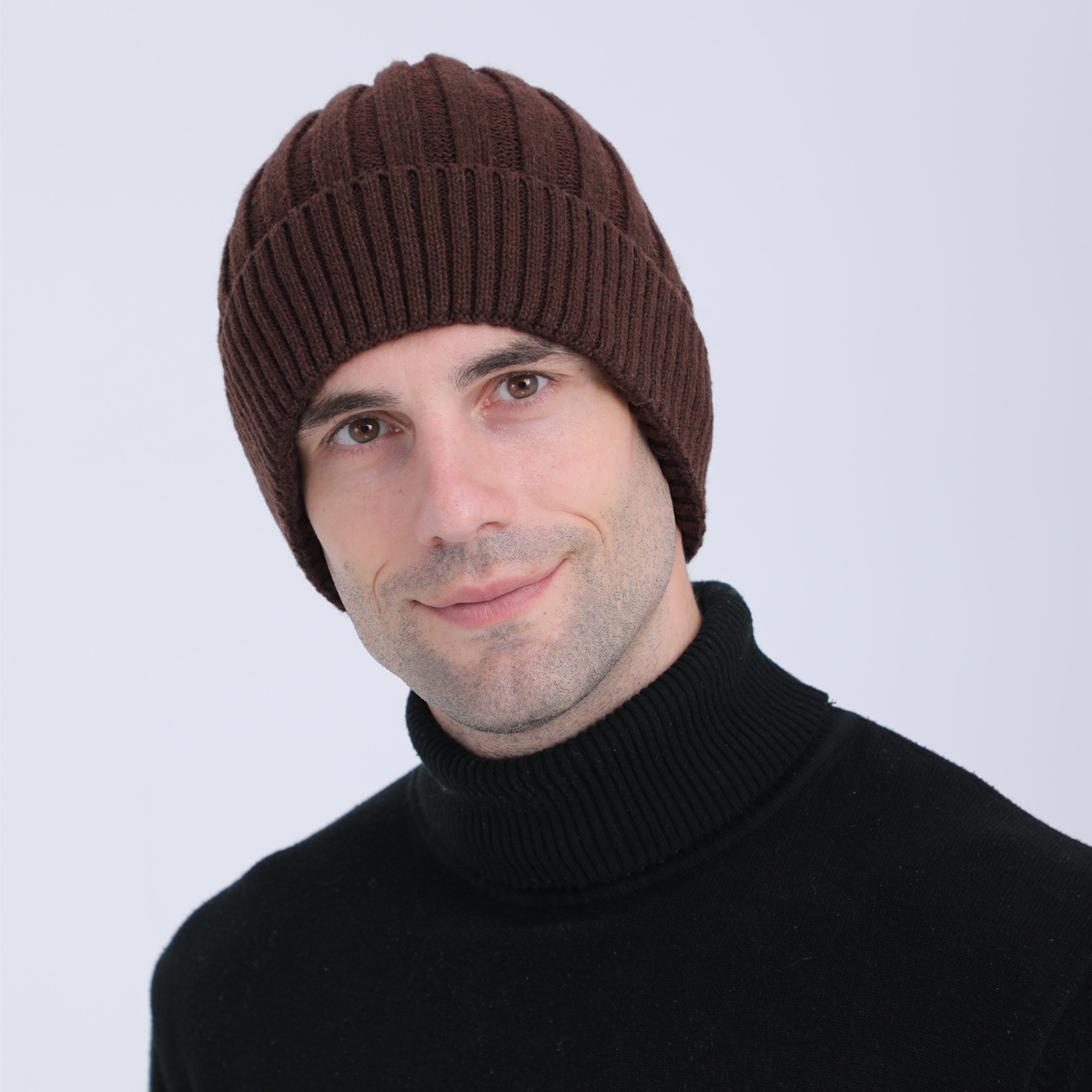 Berretto beanie in maglia di lana per uomo e donna_voghion.com