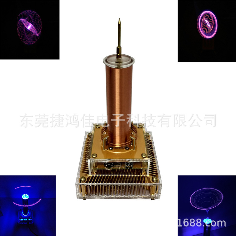 Music Tesla arc plasma speaker wireless transmission experiment artificial lightning science and education toy