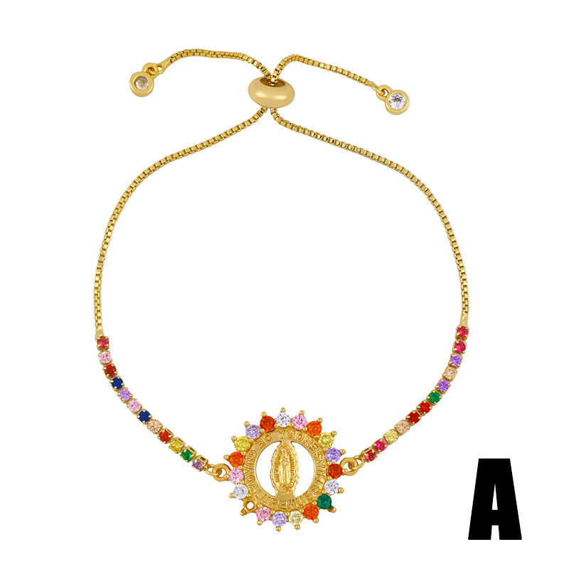 Yiwu Pulsera Nihaojewelrymulticolor Joyas De Diamantes Mary Pulsera Al Por Mayor display picture 5