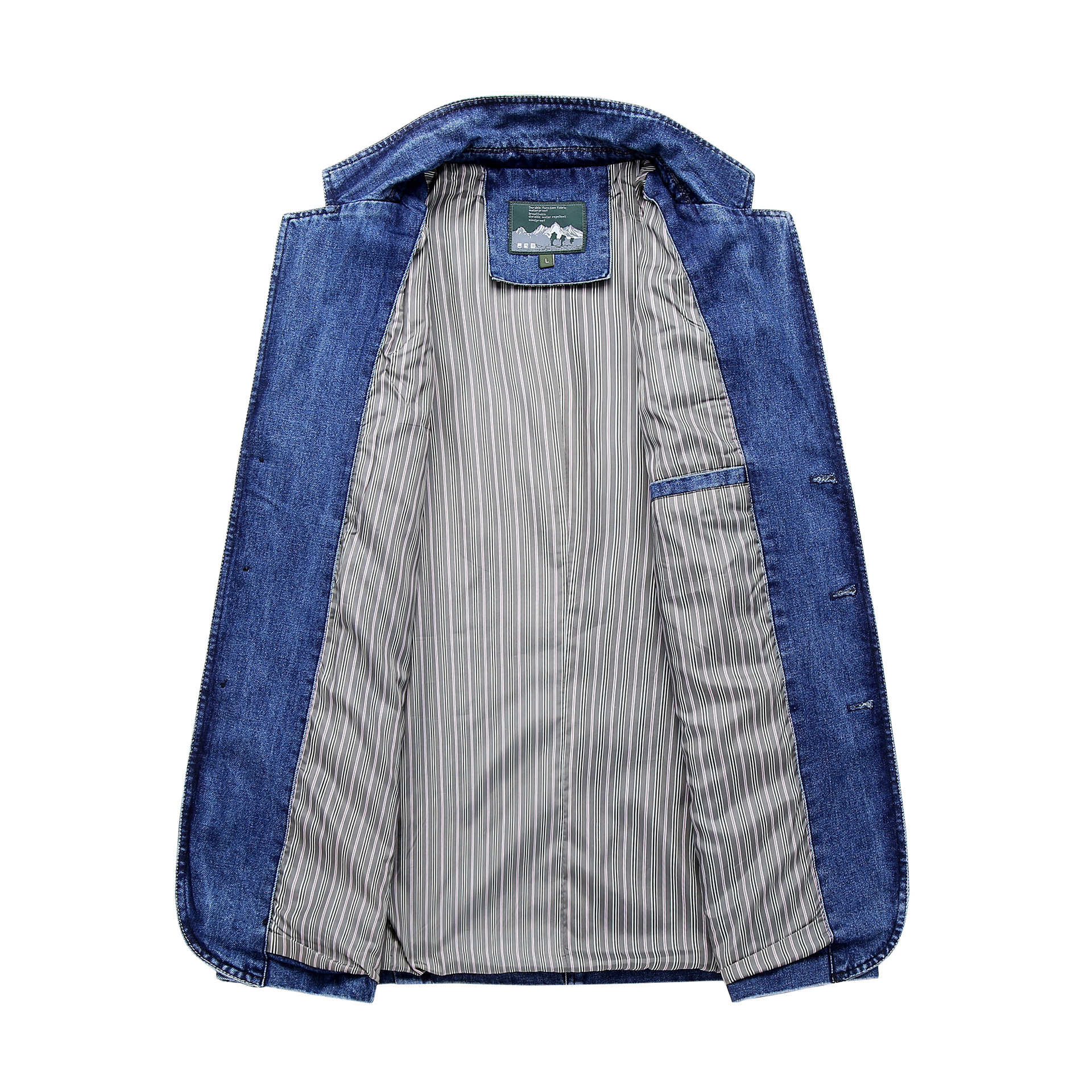 Men's Clothing new denim suit spring and autumn jacket small suit_voghion.com