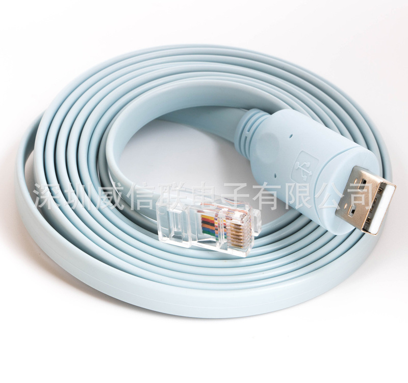 FTDI Chip USB to RJ45 8P8C RS232 serial port adapter computer data cable