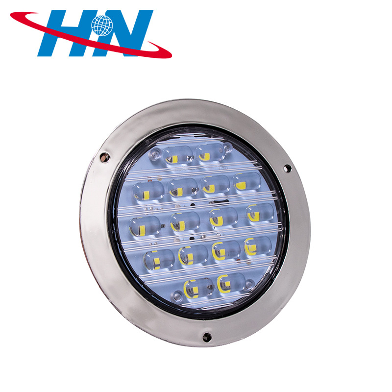 16LED Amarillo/Blanco/Rojo coche camión bomba camión remolque impermeable durable anti-Smashing camión lámpara redonda luz lateral