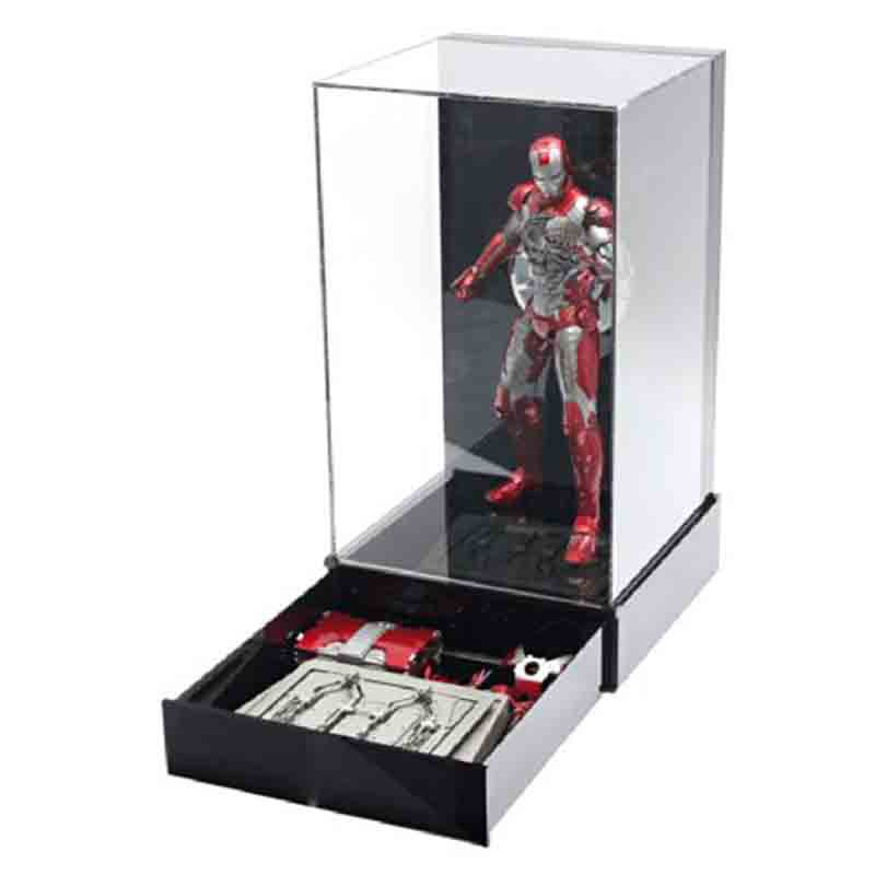 工厂动漫手板亚克力展示架陈列架有机玻璃LED发光玩具展示台