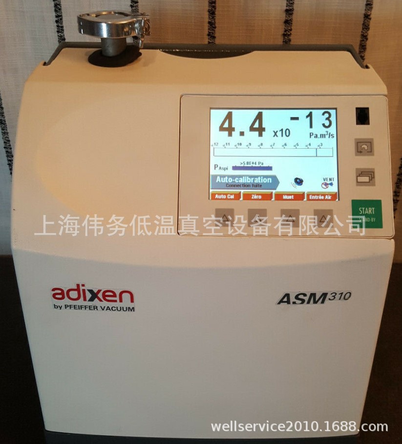 PFEIFFER VACUUM ADIXEN ASM310 P/N 804712 Leak Detector