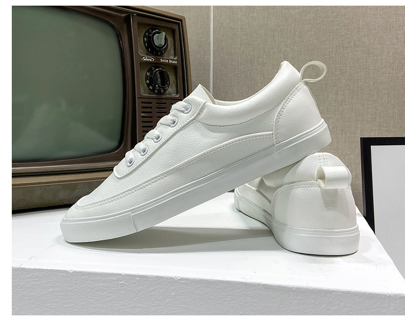 Little for Men, Atmungsaktive Sommerjugend, Reinweiße Sport- und Freizeitschuhe für Studenten, Beliebt im Internet,_voghion.com