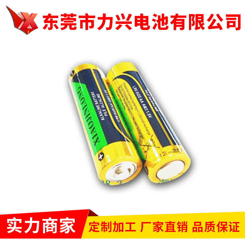 工厂直供AA5号高性能碱性英法双语环保无汞高容量柱式电池
