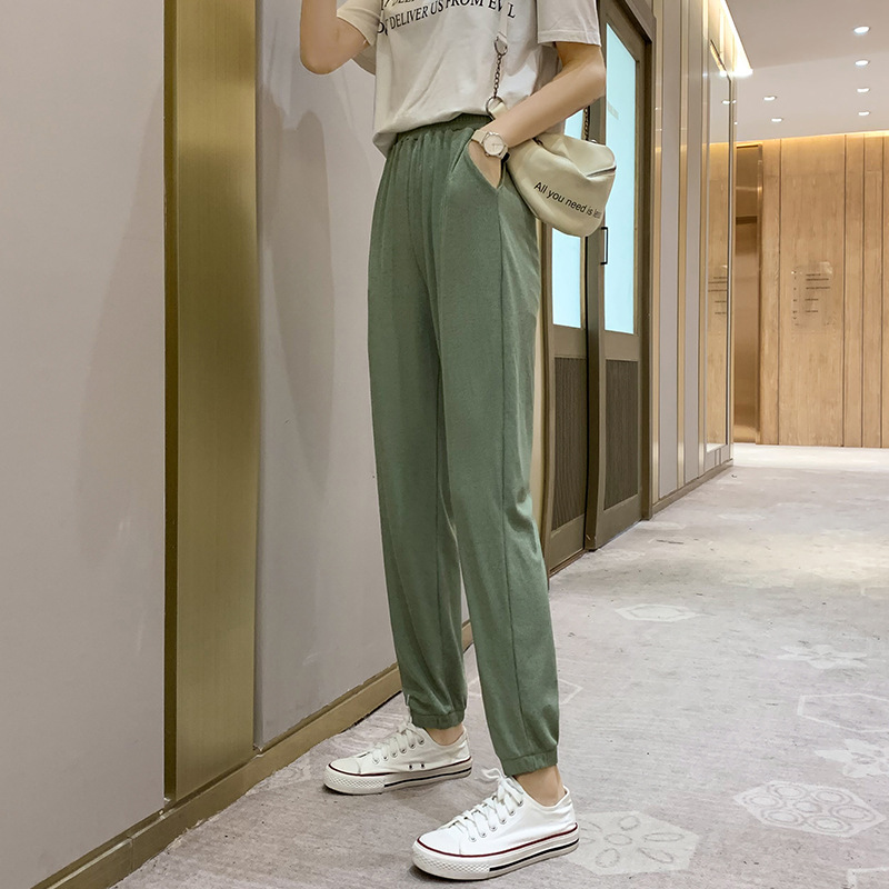 Pantalon léger femme en coton - Ref 3430172 Image 6