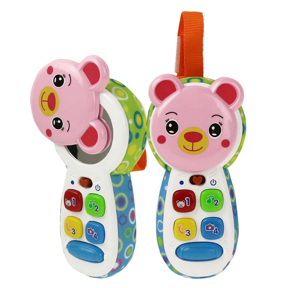 婴幼儿益智手机玩具儿童卡通动物音乐手机宝宝早教声光电话机