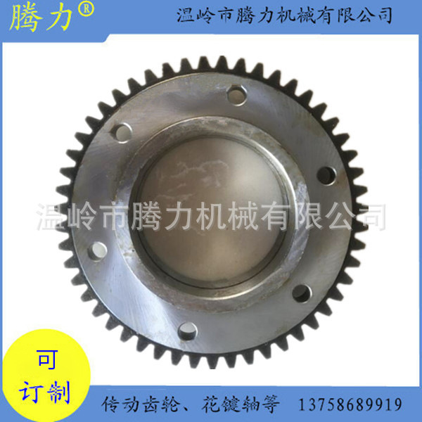 数控机械齿轮CAK6163-2036L,传动齿轮,尾主轴,螺旋伞齿,传动轴等