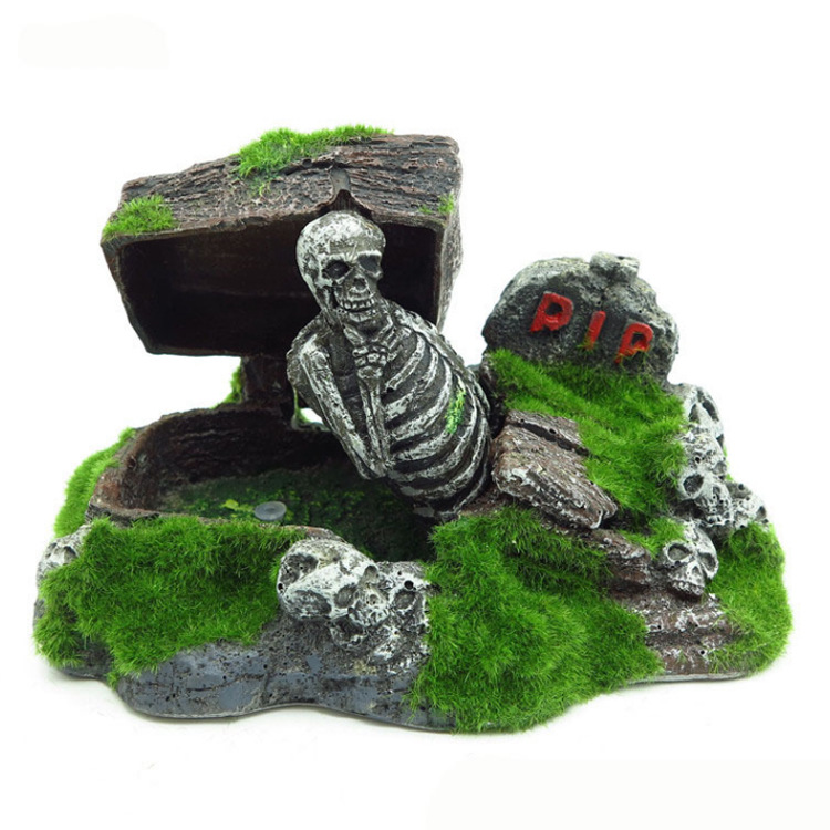 Resin simulation moss implanted resin crafts