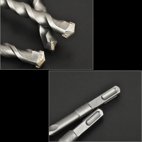 Durable Iron Shank Four-Cavity Electric Hammer Drill Bit for Concrete and Cement Walls, Construction Drilling, Wall Penetrating Impact Drill Bit Wholesale