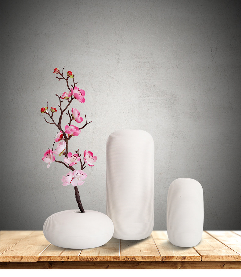 White Ceramic Vases