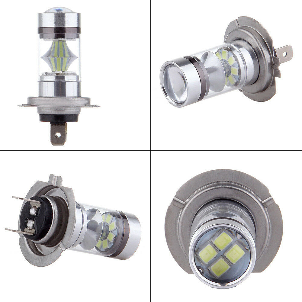 100W H7 3030 20SMD lámpara de conducción de automóviles lámpara de niebla H7 lámpara de motocicleta alta lumen 0.5A