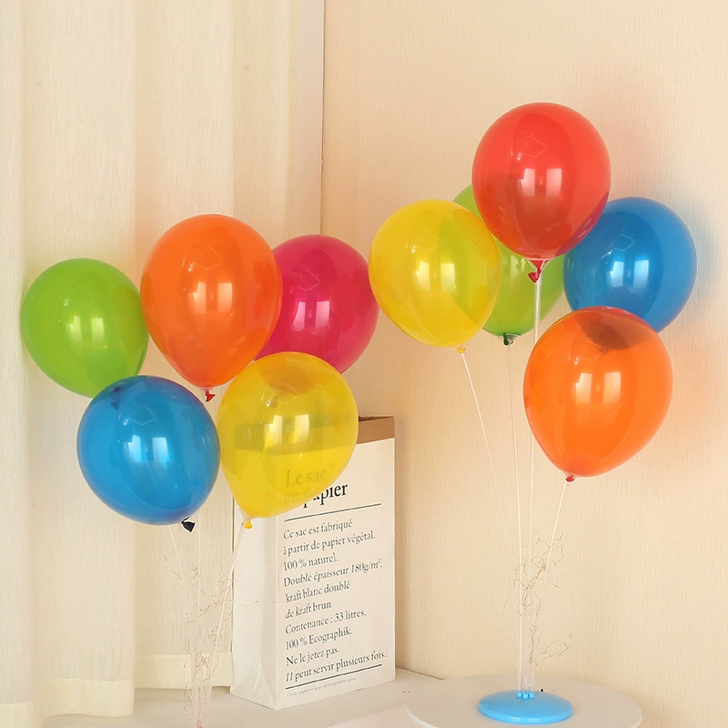 Jewel Хрустальный шар Свадебная Вечеринка День рождения День Святого Валентина Сцена Принадлежности 100 упаковок Прозрачный круглый латексный шар