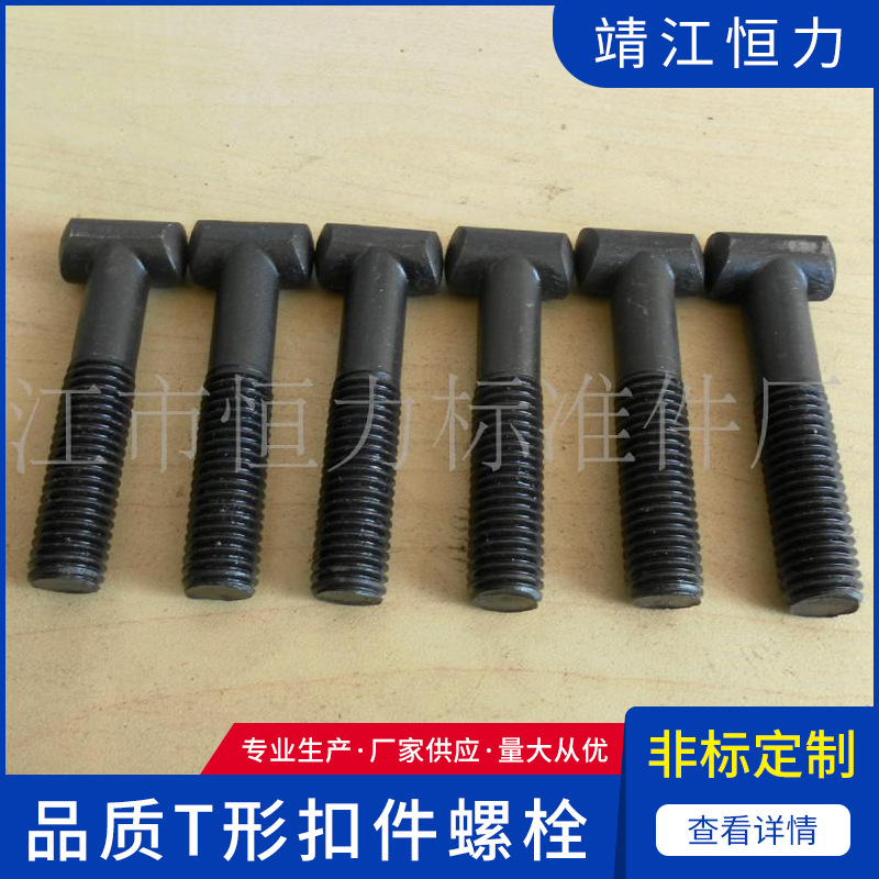 厂家供应T形扣件螺栓镀锌T形扣件螺栓A级螺栓