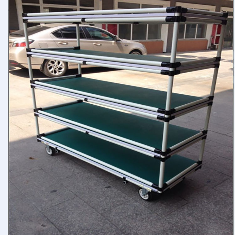 江苏供应线棒手推车防静电周转车工具物料架车间物料车轻便防静电