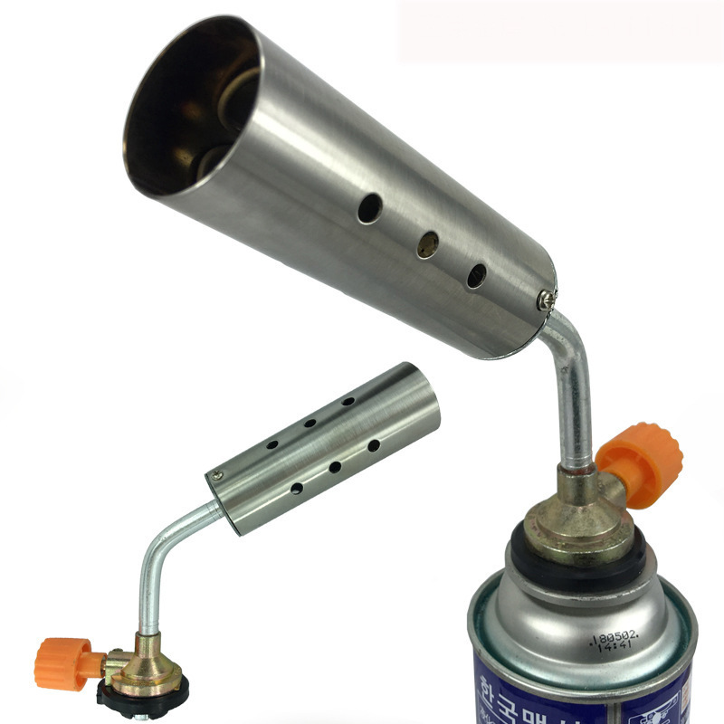 Cassette Shotgun Manual Ignition Spray gun Blue Flame Nozzle Straight Picnic barbecue outdoors Igniter welding torch