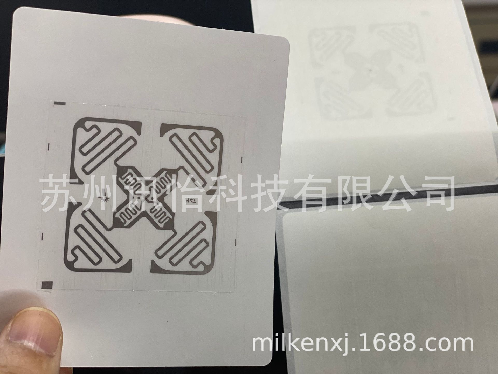 印制Sunteck-4972胶带复合FASSON-AW2140铜版RFID辅料H47芯片标签