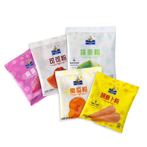 Baked Chiyou Fruit and Vegetable Powder Matcha Powder Purple Sweet Potato Powder Cocoa Cake Snowflake Crispy Material Food Coloring Powder