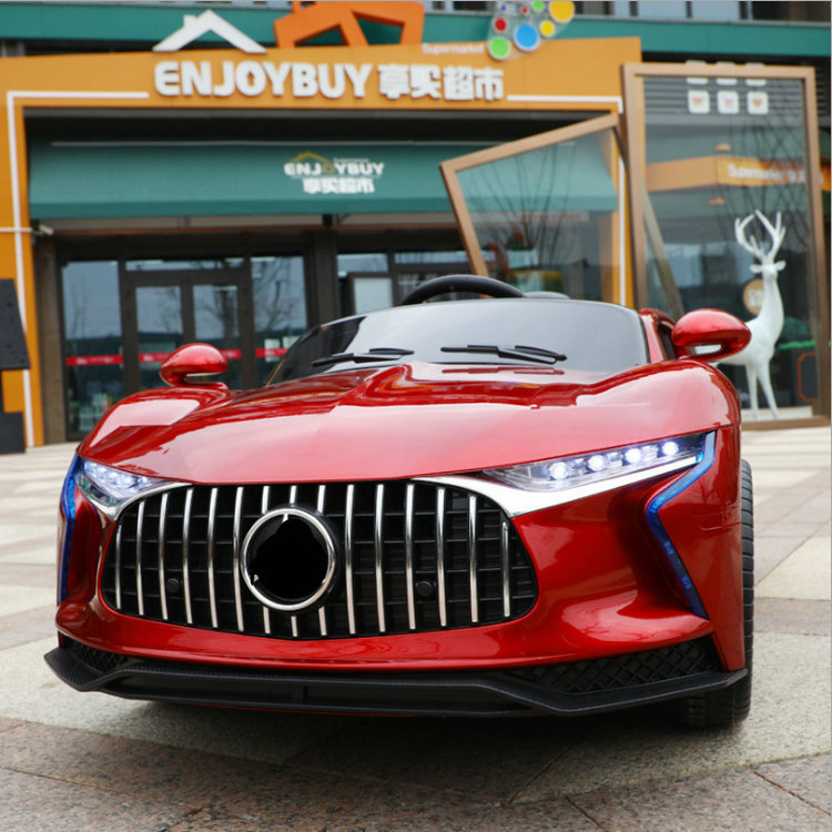 Nuevo coche eléctrico de Doble accionamiento coche eléctrico de cuatro ruedas para niños con asiento coche eléctrico de juguete de educación temprana para bebés