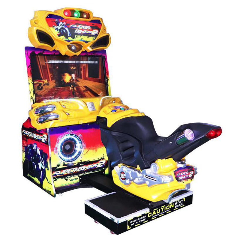 42 inch FF Motorcycle Racing Games City simulation Coin-operated recreational machines children entertainment Amusement machine Video game equipment