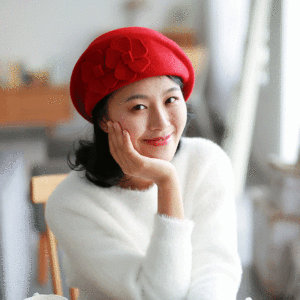 Party hats Fedoras hats for women Costume workers custom-made stewardess hat top hat woolen warm Beret
