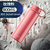 Glass suitable for men and women, capacious handheld thermos, teapot for traveling with glass