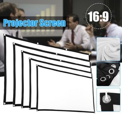 Portable foldable soft screen 150 inches 120 inches 100 inches 84 inches 72 inches 60 inches 16:9/4:3 foldable polyester