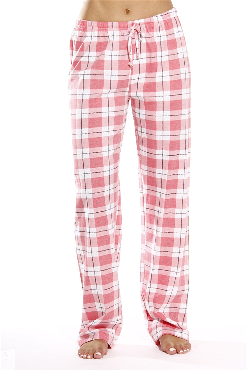 245g Weight Full Length Pants Length Spandex, Polyester Fabric Type Mid Waist Waist Line Casual Pants, Straight Pants Pants Type Stretchy Elasticity Holiday, Daily Occasion Loose Fit Type Plaid Pattern Summer, Spring Season Women's Gender Streetwear Style Women's Holiday Daily Streetwear Plaid Full Length Casual Pants Straight Pants 3