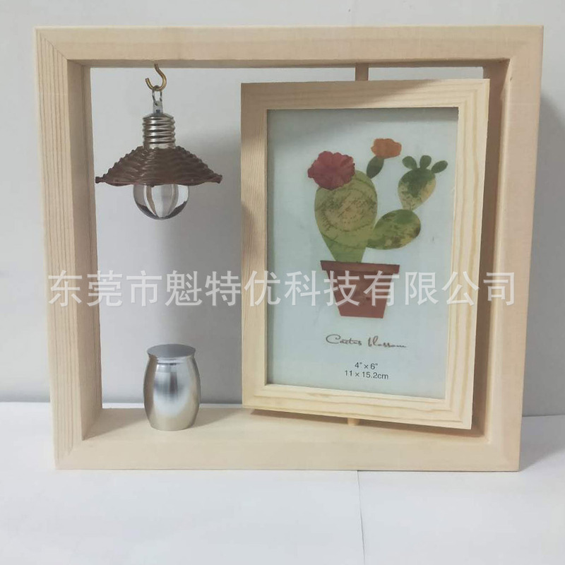 Foreign trade explosions exported to Japan to commemorate the pet urn 30 * 40mm 6 inch simple air rotating photo frame