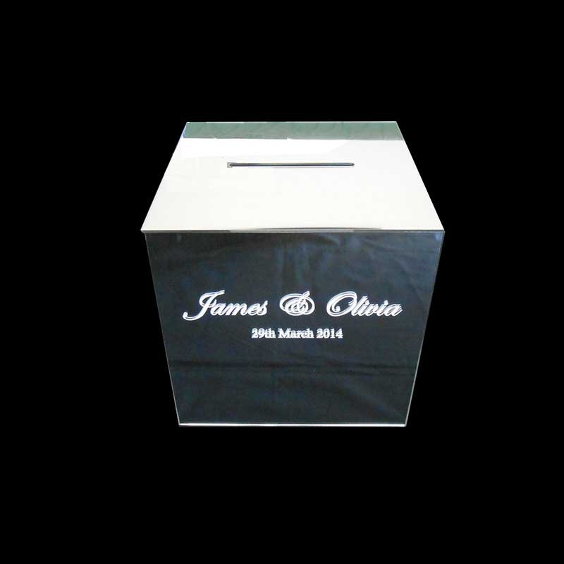 酒店家居镜面纸巾盒 亚克力镜面抽纸盒 方形银色镜面纸巾盒