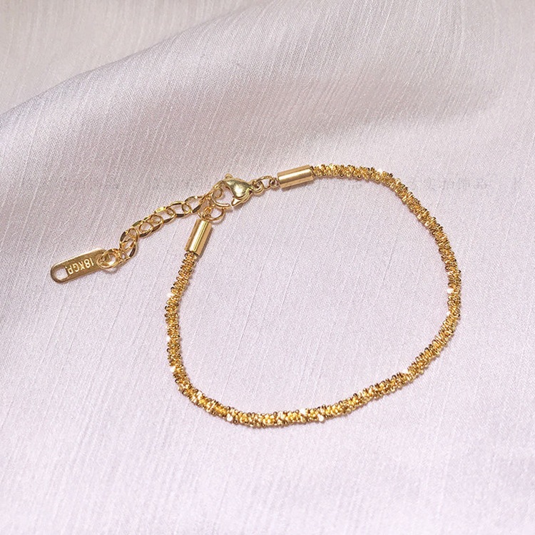 Plating Design Simple Style Geometric Titanium Steel Plating Bracelets