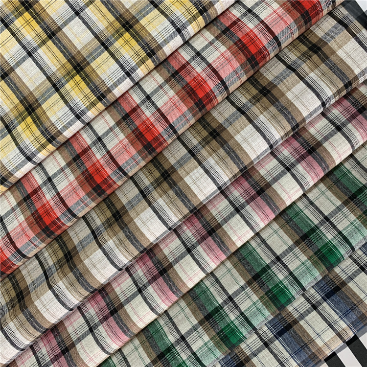 TR弹力格子 JK裙 时尚爆款现货供应女装休闲西服等童装面料