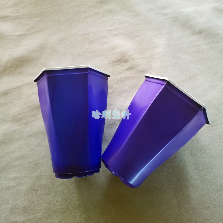 pp一次性双色六角游戏杯 聚会杯